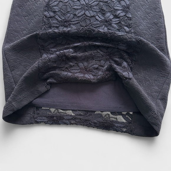 Anthropologie Moulinette Soeurs Dress Medium Navy Blue Jocelyn Lace Sheath NWT - Picture 3 of 16